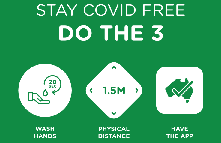 Stay COVID Free - Do The 3